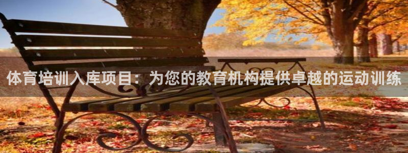 尊龙凯时论坛：体育培训入库项目：为您的教育机构提供卓