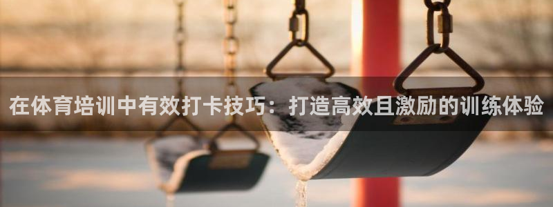 尊龙凯时白家乐Abb下载：在体育培训中有效打卡技巧：