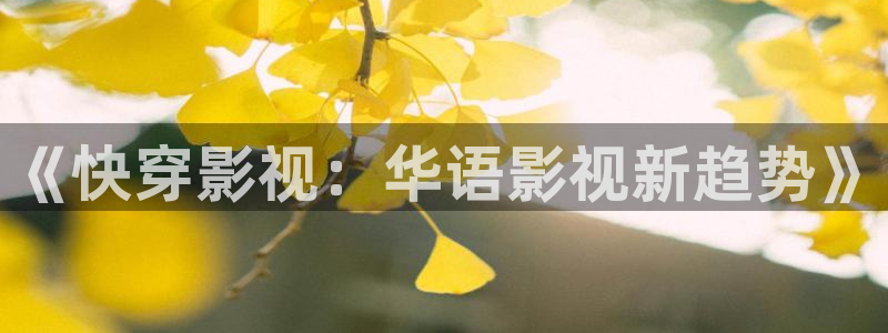 苍苍影院午夜：《快穿影视：华语影视新趋势》